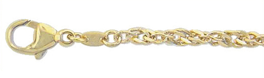 Bracelet gold 333/GG, Singapore 19.00cm