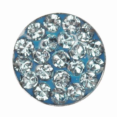 Prikbel Systeem 75 Novelty Maart Glitter Licht blauw, wit