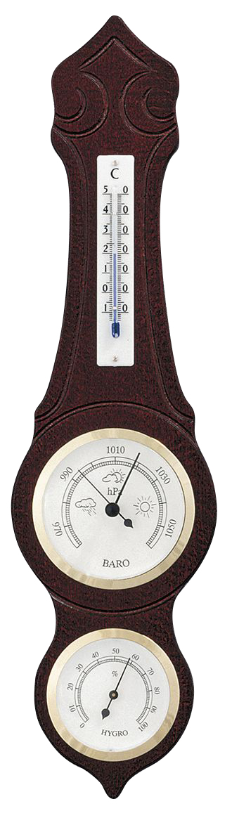 Weather station Made in Germany, mahogany