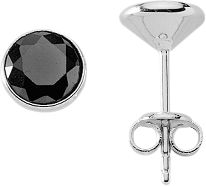 Ohrschmuck Silber 925/rh Herz Zirkonia farbig 3er Sort.