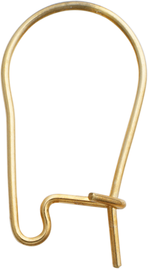 _ Kidney wire gold 585/-Gg