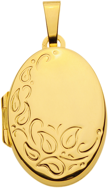 Medallion gold 333/GG oval