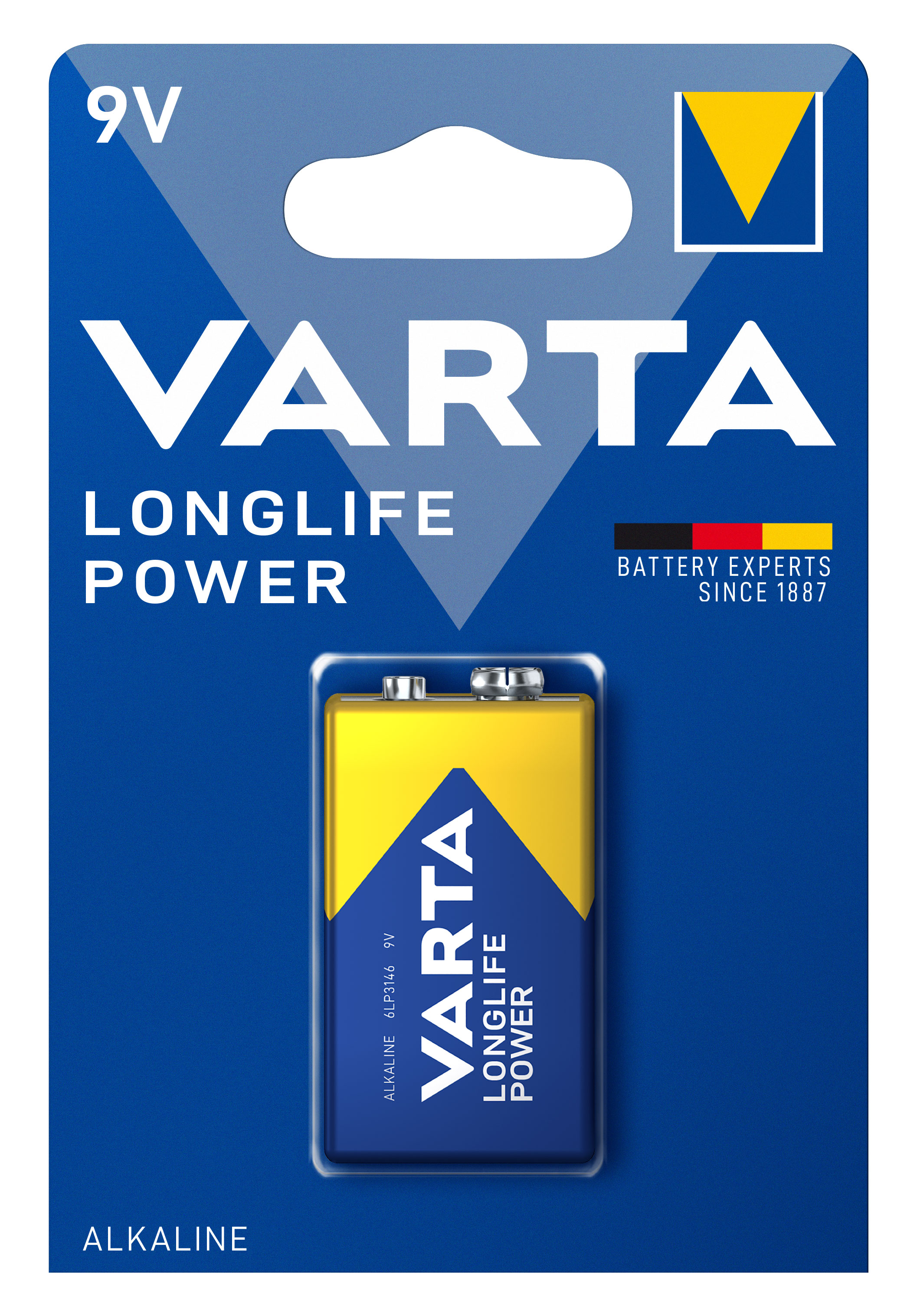 Varta 4922 batterij 9 Volt blok