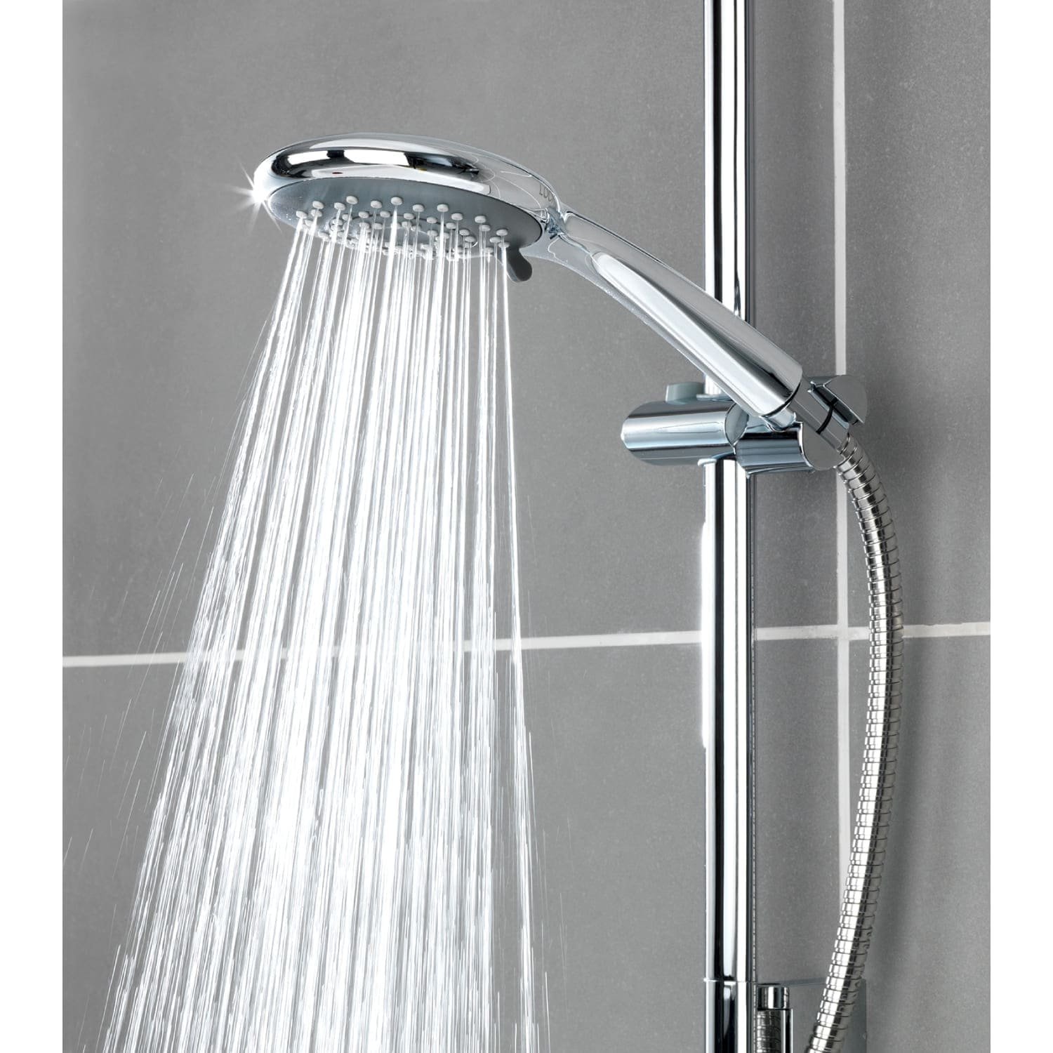 3in1 water-saving shower, shower head Ø 110mm - saves energy