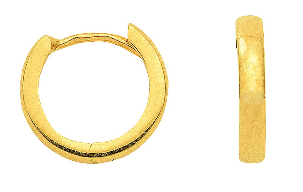 Creolen 2 Paar Silber 925/verg. Ø 11,6mm