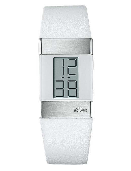 s.Oliver Leather strap white SO-1286-LD