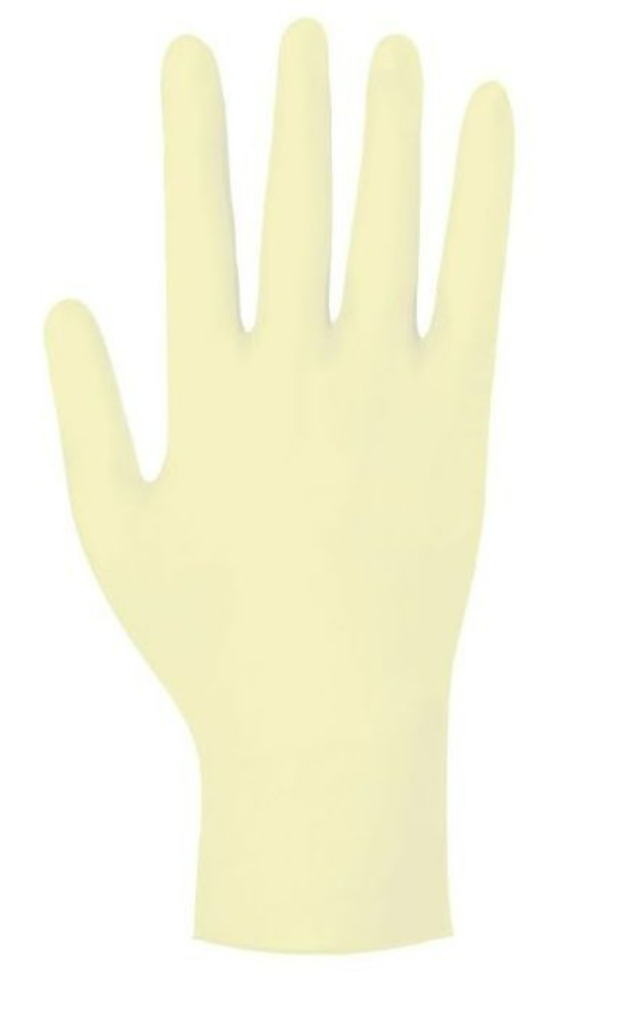 Premium latex gloves, size L
