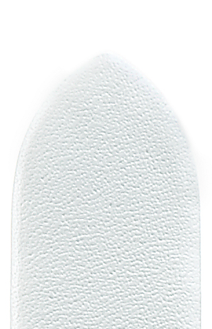 Lederband Kalb Klassik Waterproof 18mm weiß