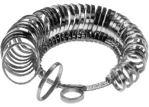 Bergeon ring gauge 46-72, nickel-plated