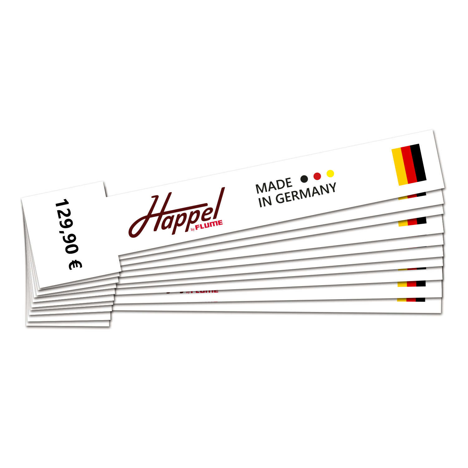 Happel Etiketten Typ 129,90