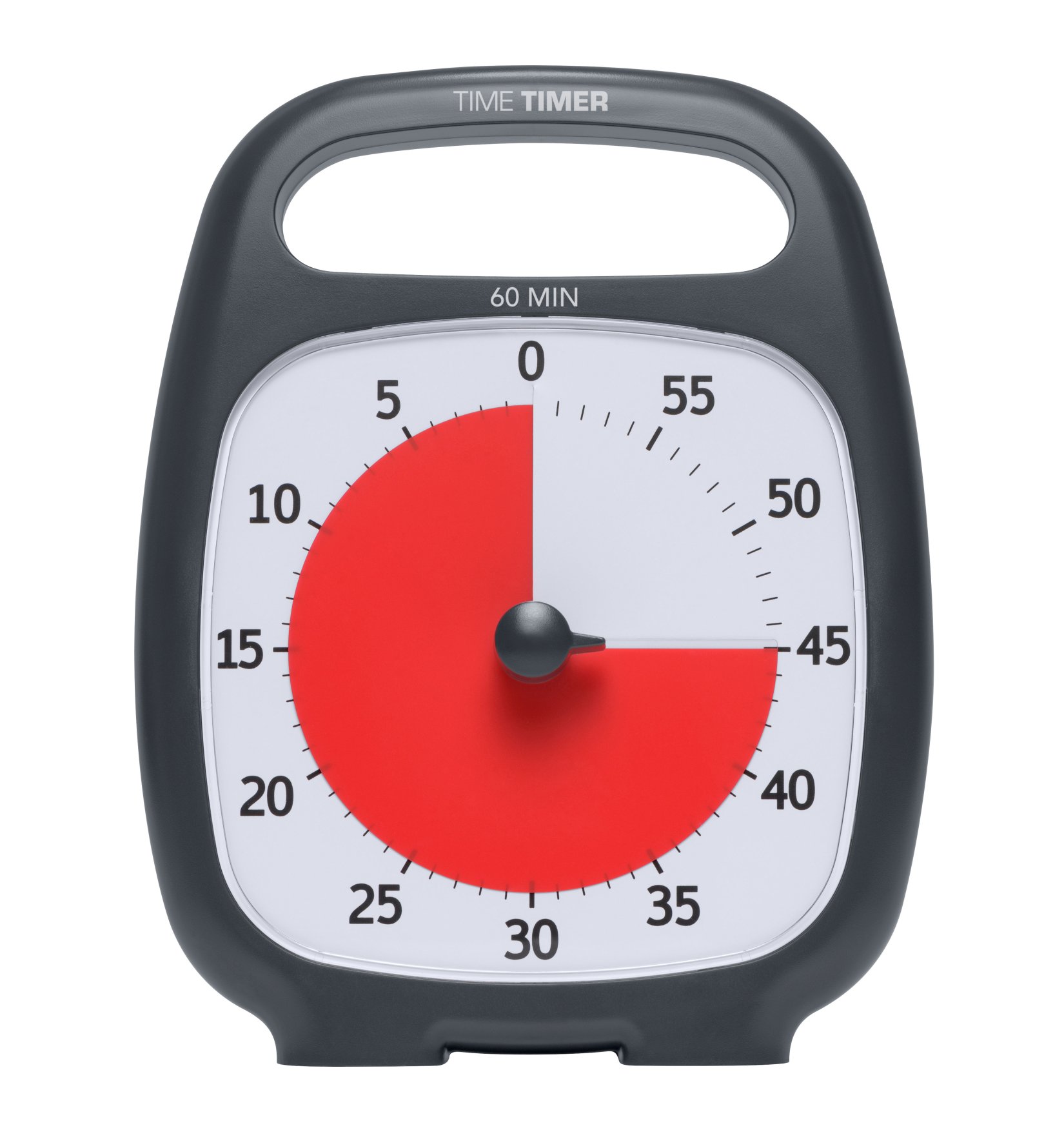 TIME TIMER Plus, zwart - 60 Minuten