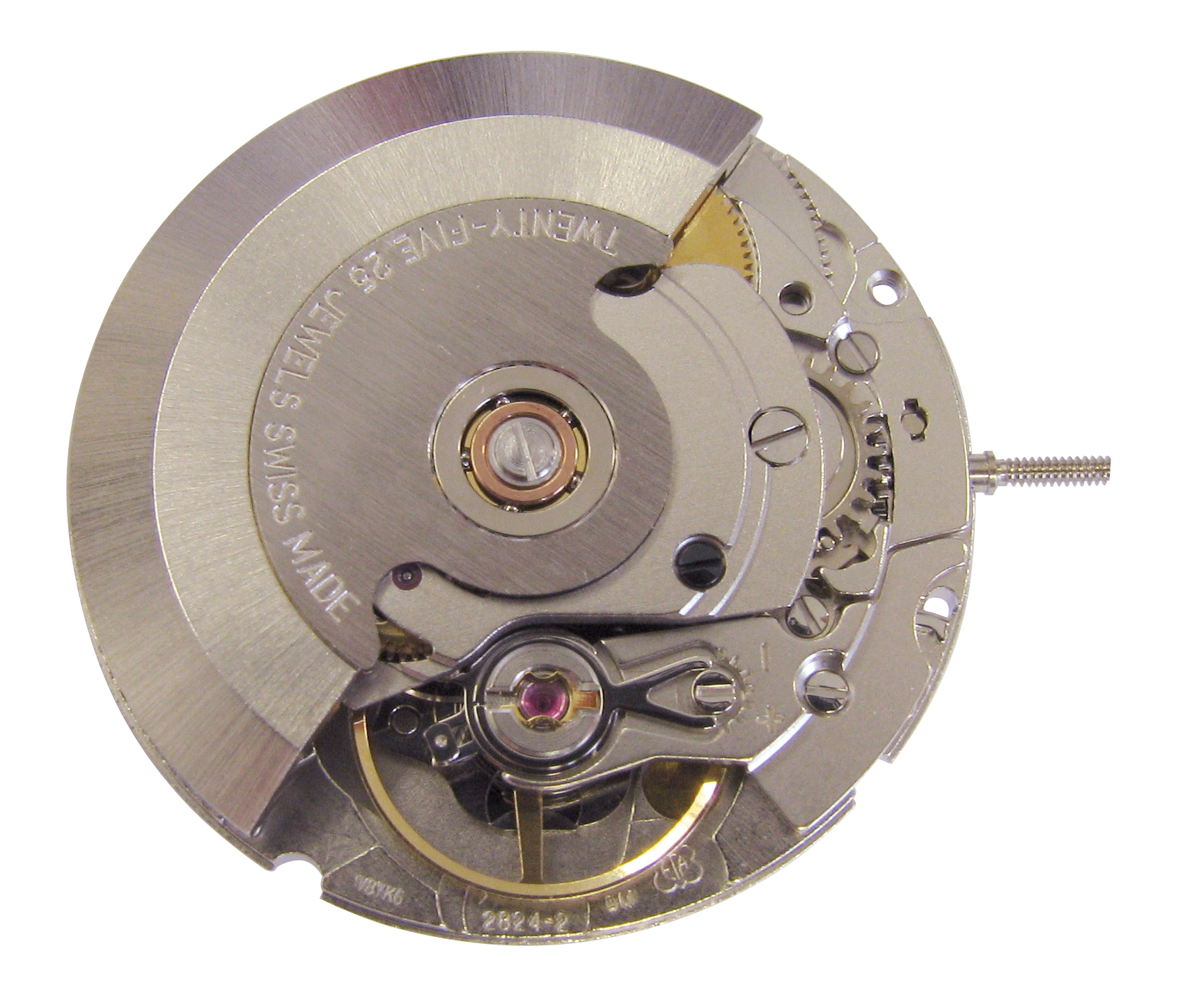 Small clockwork automatic ETA 2824-2, hour-H 1.25 SC, D3 nickel-plated