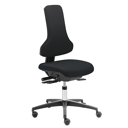 RF-Ergo Arbeitsstuhl mit Sitzneigung 12°, softe PU-Polsterung - SITZHÖHE 38-48cm