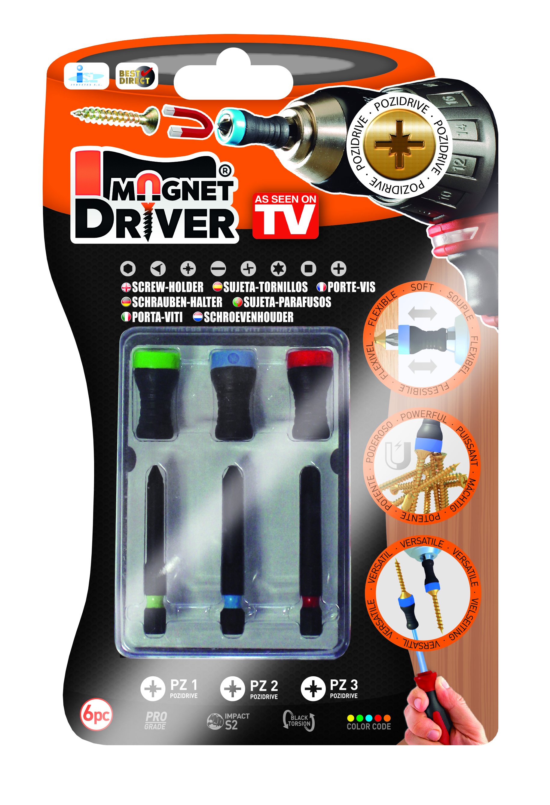 Magnet driver screw holder