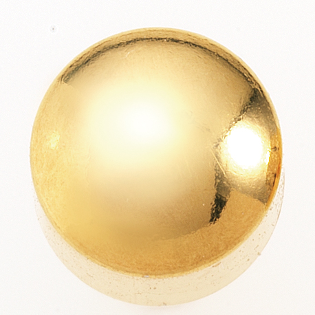First ear stud System 75, gold 750/- GG, sphere 3 mm, Studex