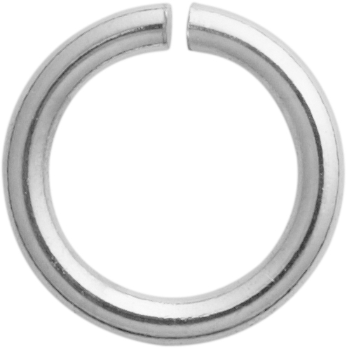 Jump ring round gold 333/-Wg Ø 3.00mm , thickness 0.70mm