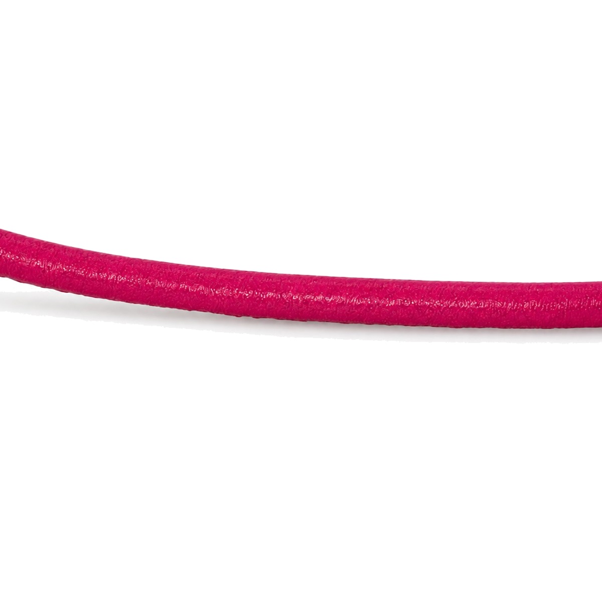 Lederband genäht Rindleder Ø 2,5 mm, fuchsia, Länge 1 m