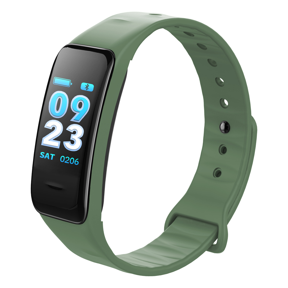 Fitness Tracker groen met kleurendisplay