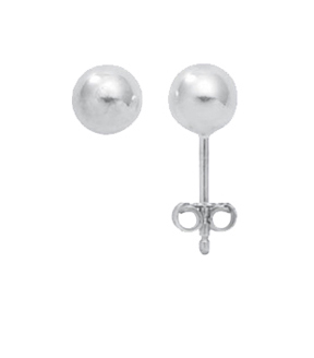 _ Ohrstecker 3 Paar Silber 925/- Kugel 6,00mm