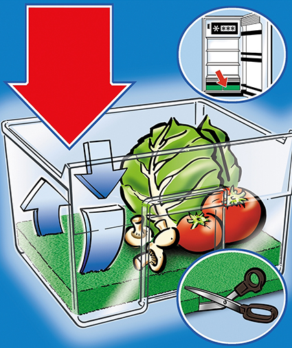 Vershoudmat voor groenten en fruit - houdt voedsel langer vers!