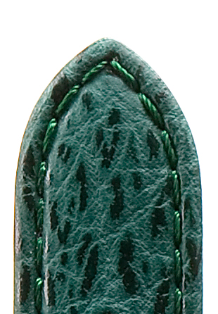 Lederband Haifisch FS 18mm dunkelgrün