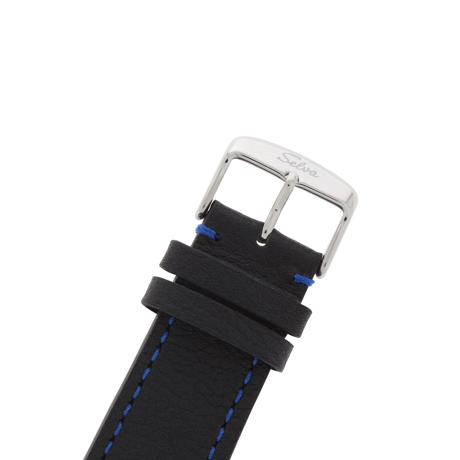 SELVA Herren-Armbanduhr »Ramon« - Sonne/Mond - skelettiert - Blue-Motion