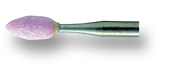Slijpsteen edelkorund, vlamvorm Ø 2,50 mm