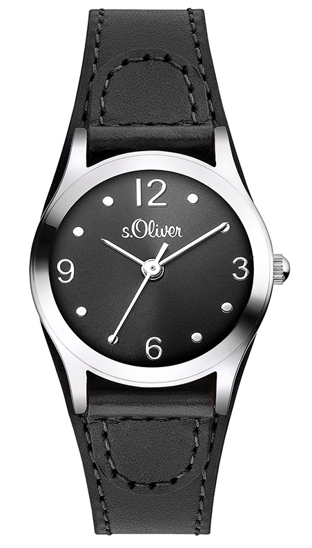s.Oliver Horlogeband PU-/ leer zwart SO-2623-LQ