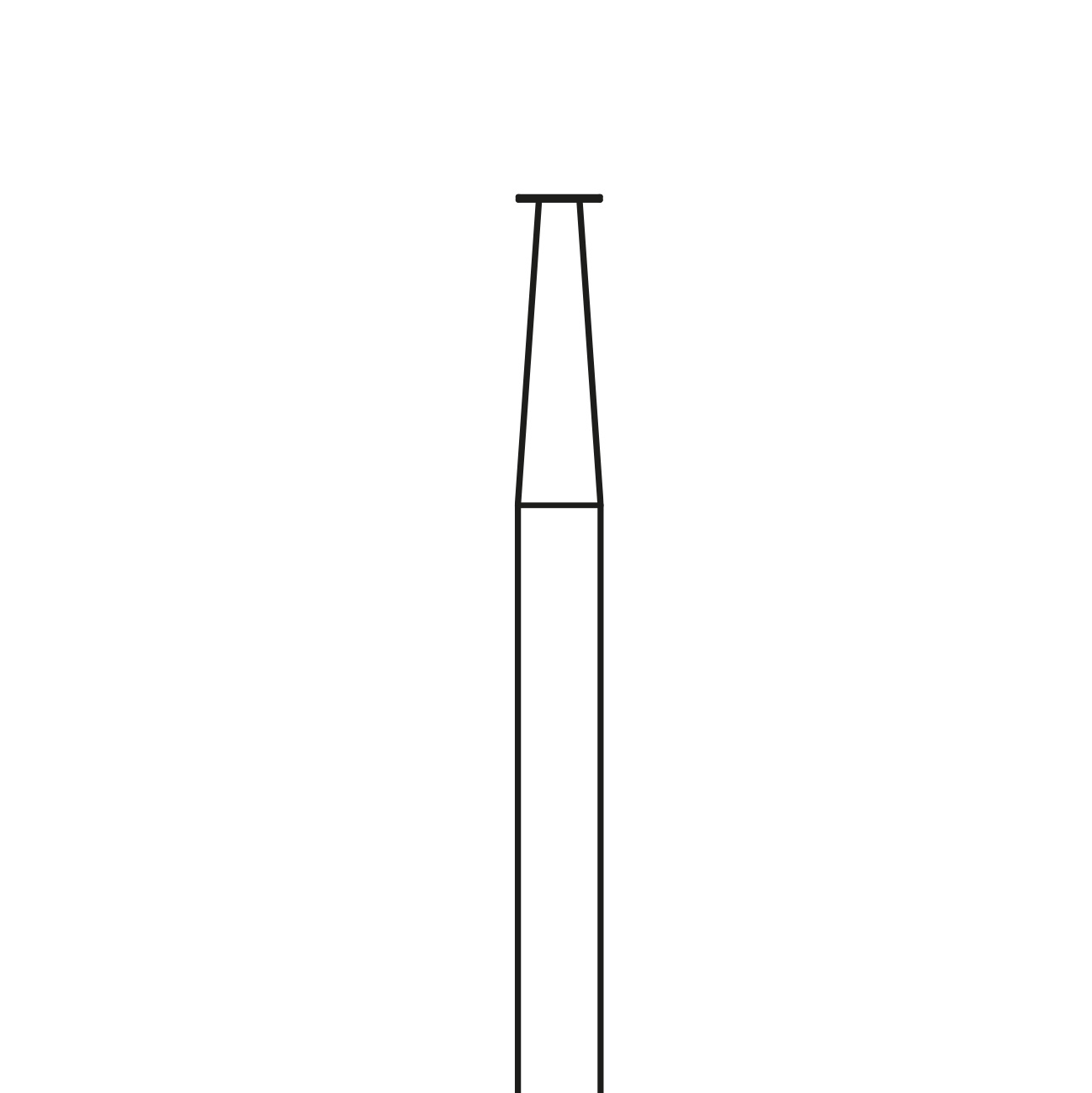 WS-Kreissäge, feine Verzahnung, montiert Ø 2,3 mm, L = 0,4mm