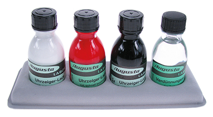 _ Hand varnish set incl. 3 colors and thinner