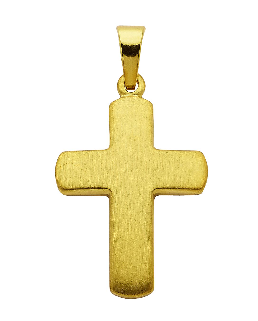 Cross 925/gold-plated brushed