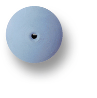 Silicone polisher lens, blue (fine), unassembled