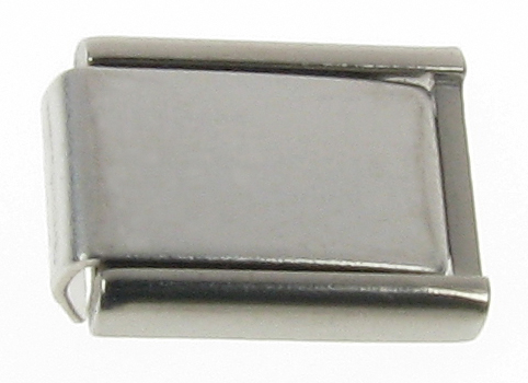 Zugglied Silber 925/- 5,0/3,0 mm, Länge 10 mm weiß poliert