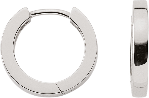 Hoops white gold 333/WG dia. 15.00 mm