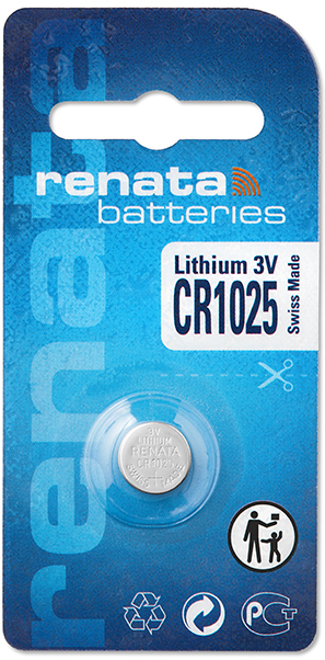 Renata 1025 Lithium Button cell