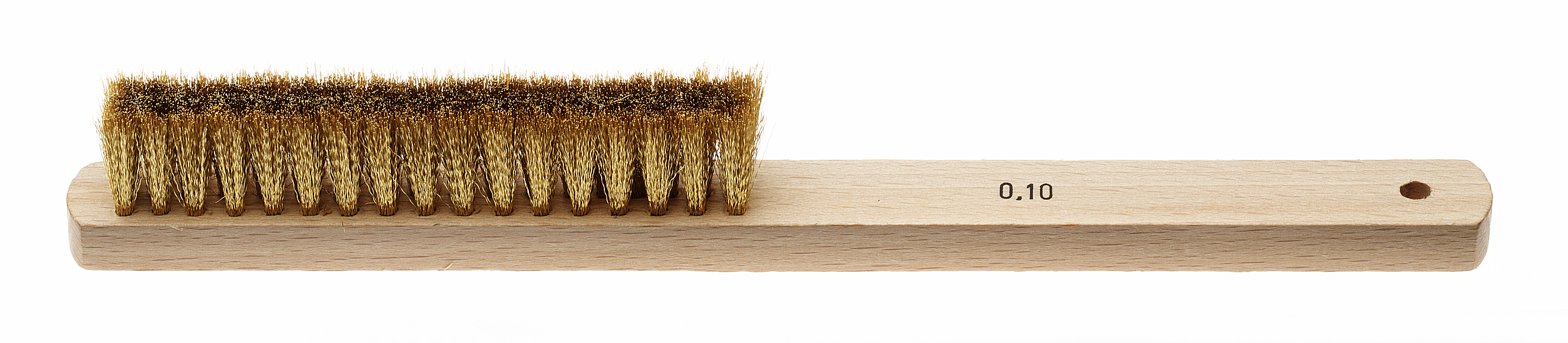 _ Hand brush with metal bristles, brass wire 0.10mm