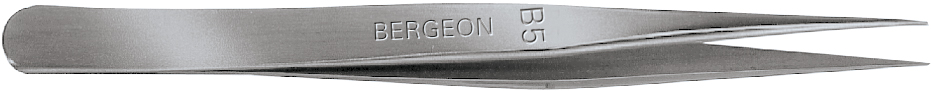 Nickel forceps without serration Bergeon