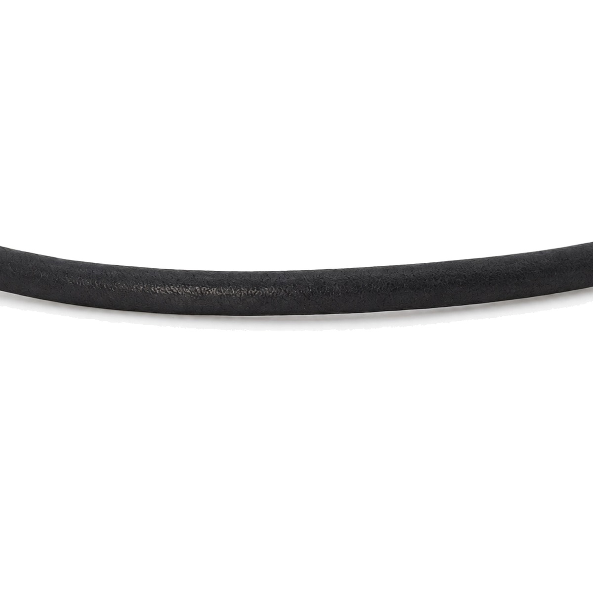 Lederband genäht Rindleder Ø 2,5 mm, anthrazit, Länge 1 m