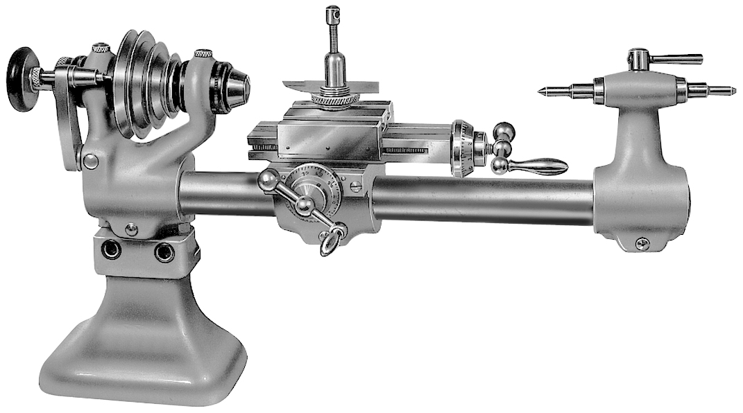 Lathe, basic assortment Bergeon C with small jaw