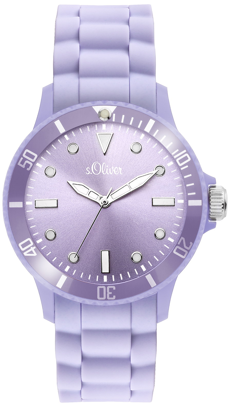 s.Oliver Silicone strap lilac SO-2286-PQ