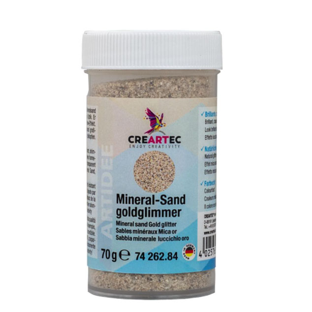 Mineral sand golden mica, 70g