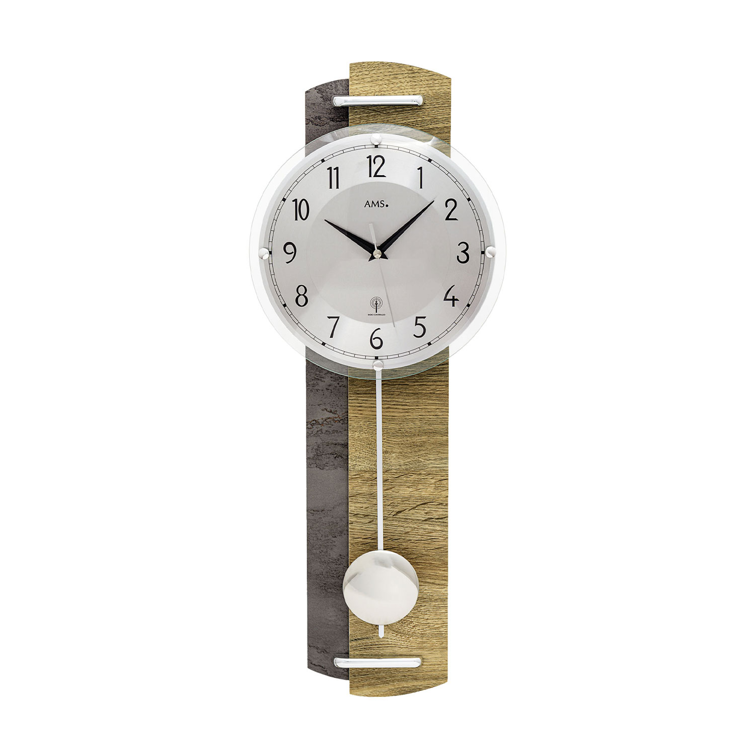 AMS Funk-Pendelwanduhr F5334