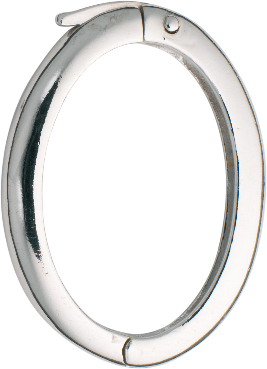 ketting-clip zilver 925/-, ovaal  l 21,00 x  b 15,00mm