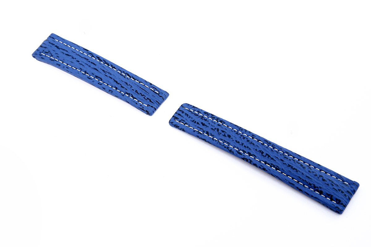 Leather Strap Happel BRT 20mm royal blue