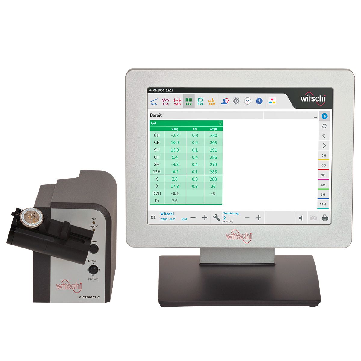 Chronoscoop X1 Witschi met Micromat C (automaat)