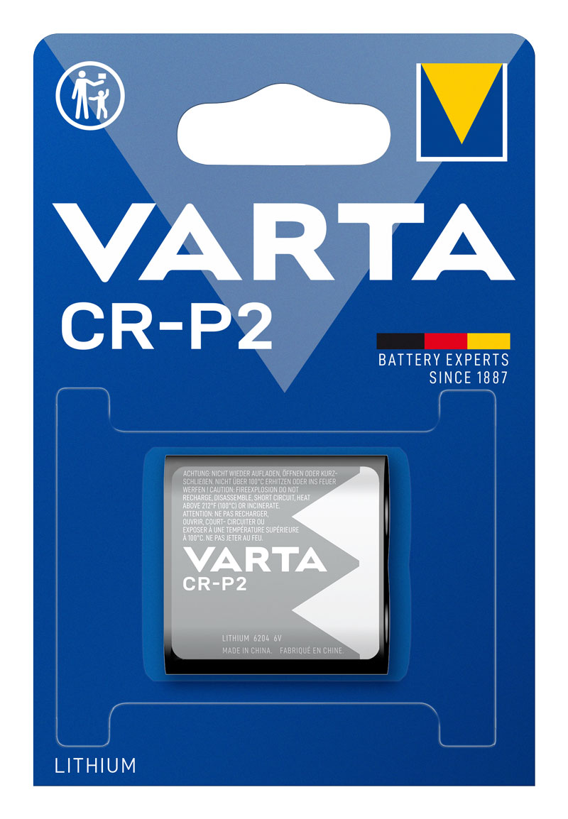 Varta CR-P2 lithium knoopcel