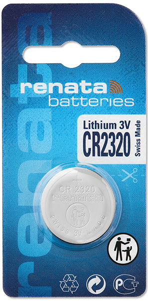 Renata 2320 Lithium Knopfzelle