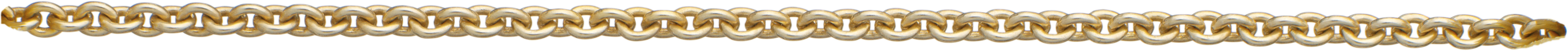 Anchor chain round gold 750/- 1.90mm, wire thickness 0.50mm