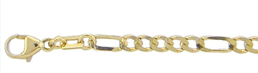 Armband Gold 333/GG, Figaro 19,00cm