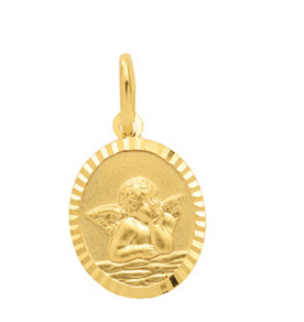 Medaille Gold 333/GG Amor, oval